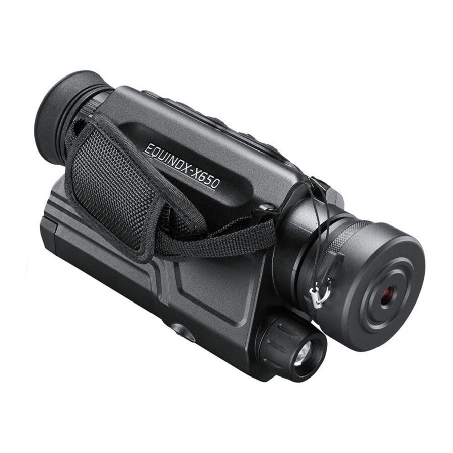 Bushnell EQUINOX X650 Manuales