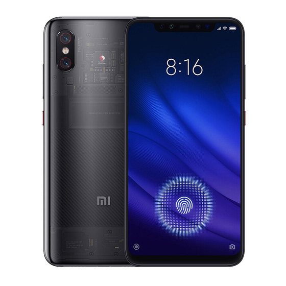 Xiaomi Mi 8 Pro Guia Del Usuario