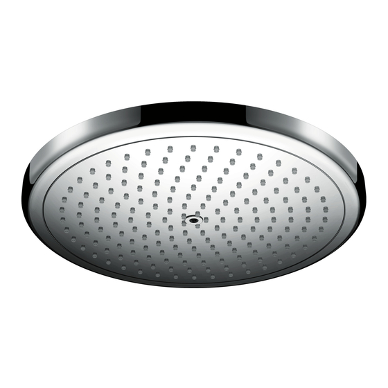 Hansgrohe Croma 280 Air 1jet 26220000 Instrucciones De Montaje