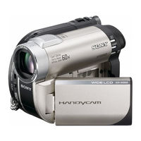 Sony HANDYCAM DCR-DVD850 Guía De Operaciónes