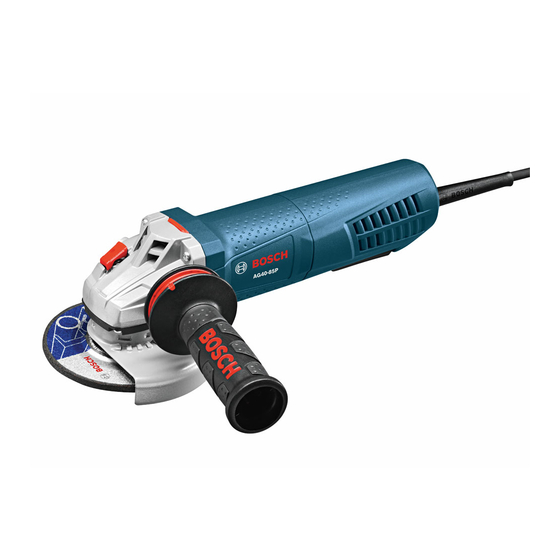 Bosch AG40-85 Manuales