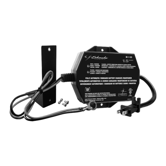Schumacher Electric SE-1-12S-CA Manual Del Usuario