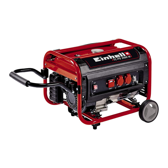EINHELL TC-PG 3500 W Manual De Instrucciones