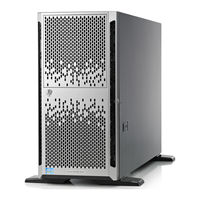 HP ProLiant ML350p Gen8 Guía De Usuario Del Servidor