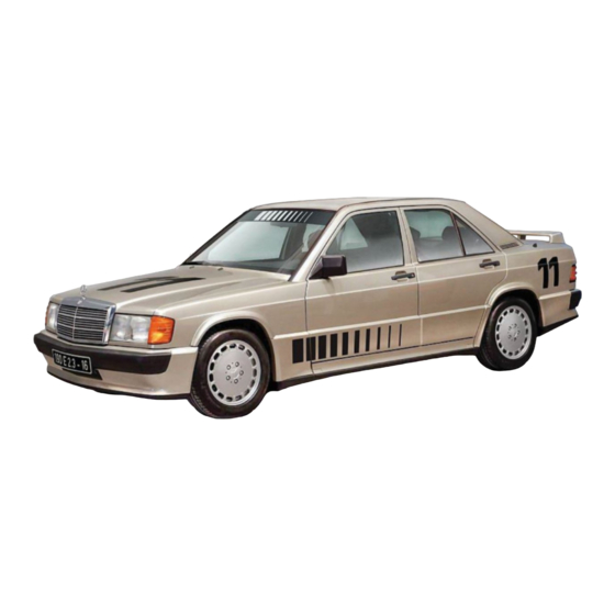 Italeri Mercedes Benz 190E 2.3 16V Manual De Instrucciones