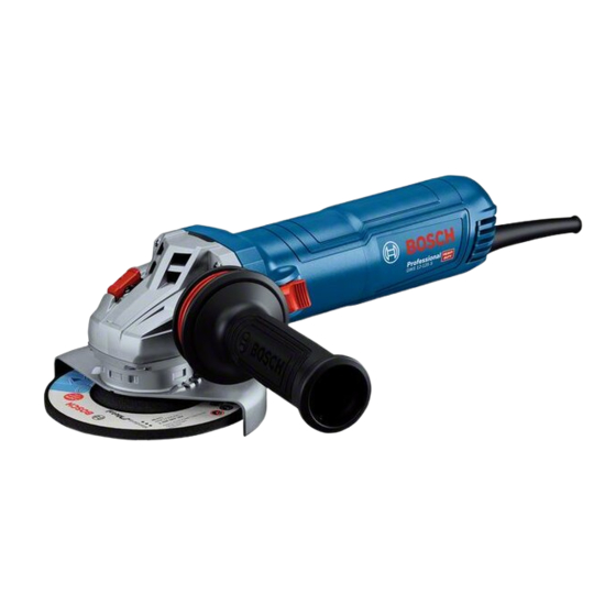 Bosch Professional GWS 12-125 S Manual Original
