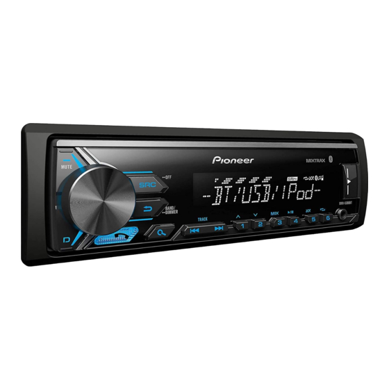 Pioneer MVH-X390BT Manual De Instrucciones