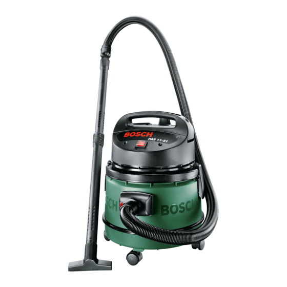 Bosch PAS 11-21 Manual Original