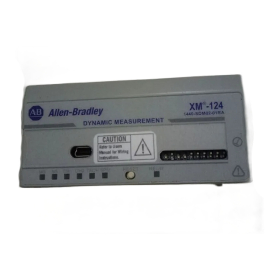 Rockwell Automation Allen-Bradley XM-124 Manual Del Usuario