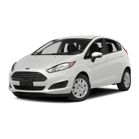 Ford FIESTA 2015 Manuales