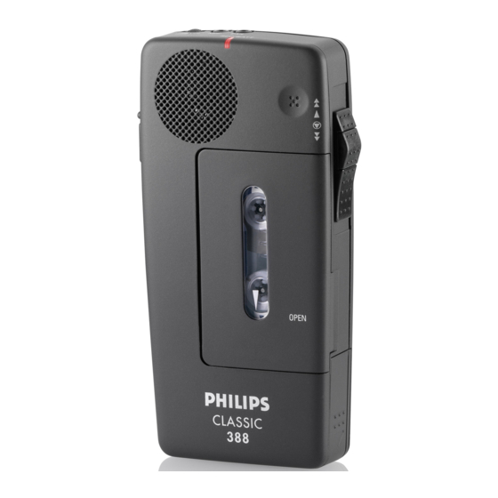 Philips CLASSIC 388 Manual Del Usuario