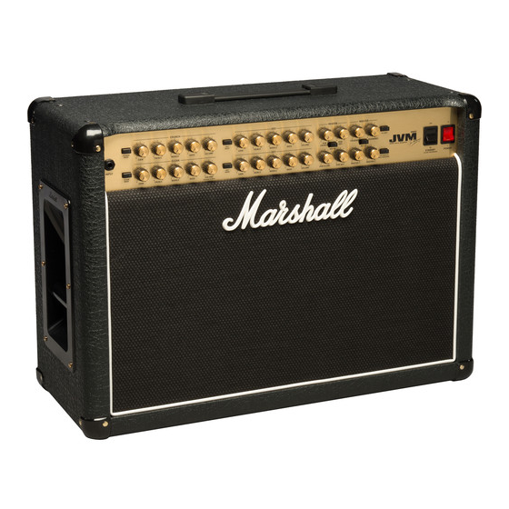 Marshall JVM 4 Serie Manuales