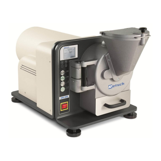 Retsch DM400 Manual De Instrucciones