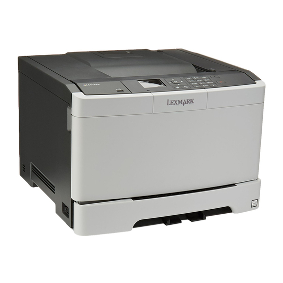Lexmark CS410 Serie Guia Del Usuario