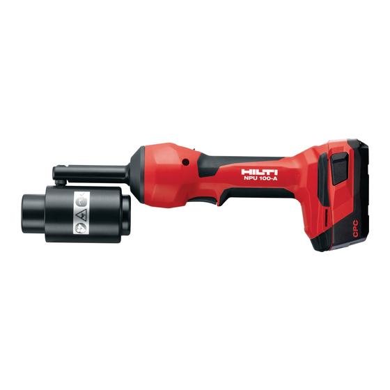 Hilti NPU 100 IP-A22 Manual De Instrucciones Original