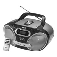 AEG SR 4322 CD/MP3 Instrucciones De Servicio