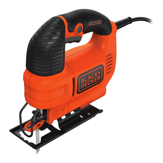 Black and Decker BDjig520 Manuales