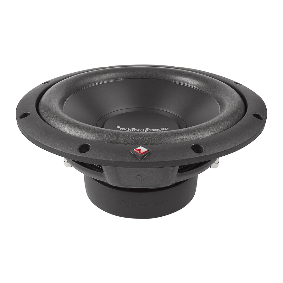 Rockford Fosgate PRIME R2D2-10 Instalación Y Operación