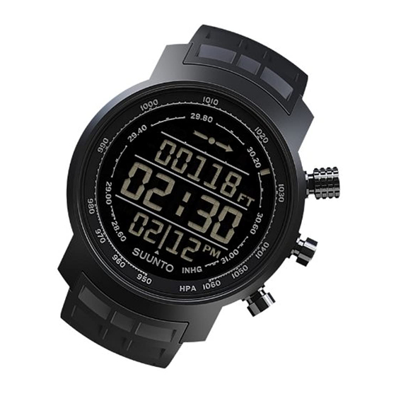 Suunto ELEMENTUM TERRA Guía De Manejo