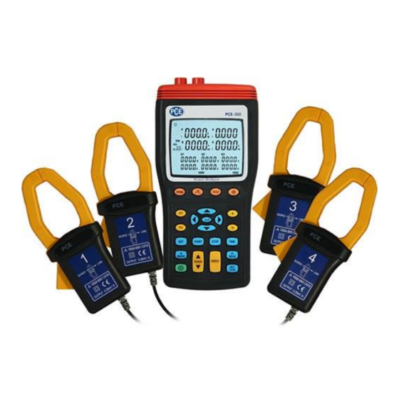 PCE Instruments PCE-360 Manual De Instrucciones