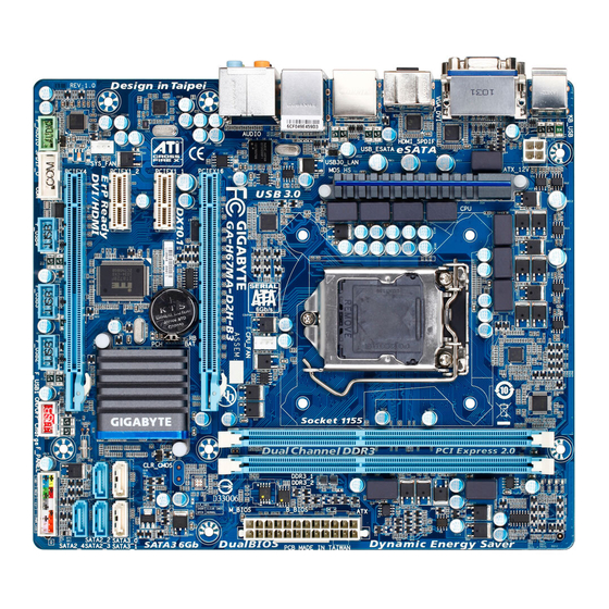 Gigabyte GA-H67MA-D2H-B3 Manual De Usuario