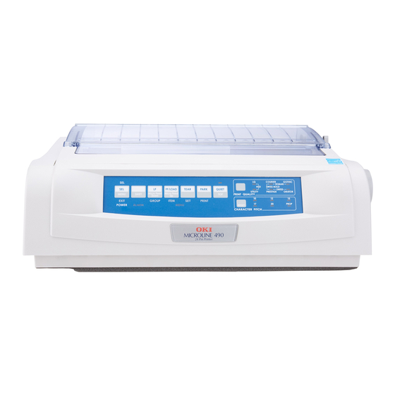 Oki Microline 490 Guia Del Usuario