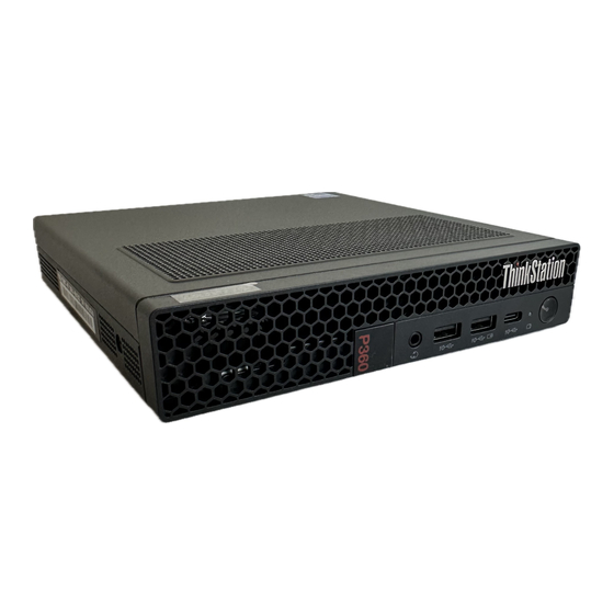 Lenovo ThinkStation 30F8 Guia Del Usuario