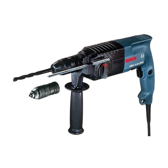 Bosch GBH 2-24 DFR Instrucciones De Servicio
