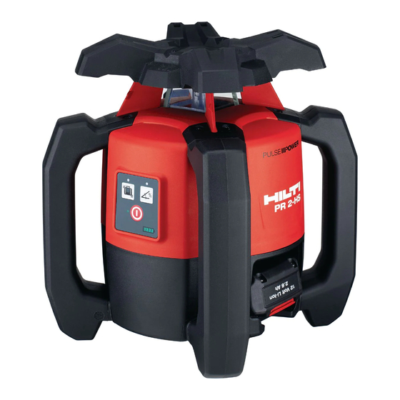 Hilti PR 2-HS Manuales