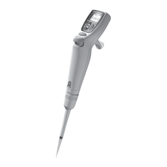 BRAND Transferpette electronic Instruccionesde Manejo
