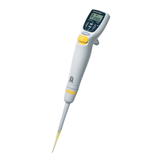 BRAND Transferpette electronic Instrucciones De Manejo