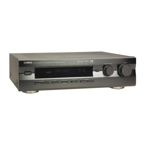 Yamaha DSP-E800 Manual De Instrucciones