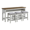Muebles de Interior Whalen Bayside Furnishings CUS4PCHD-1PC Manual Del Usuario