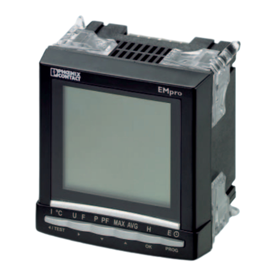 Phoenix Contact EMpro EEM-MA600 Instrucciones De Montaje