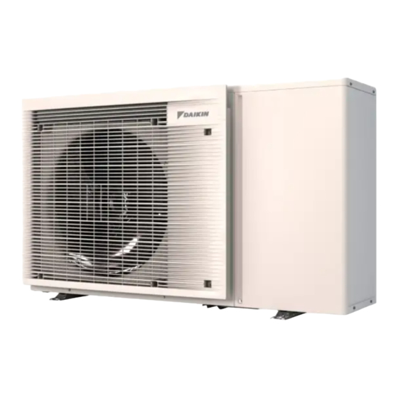 Daikin Altherma 3 M Serie Guía De Referencia Del Usuario