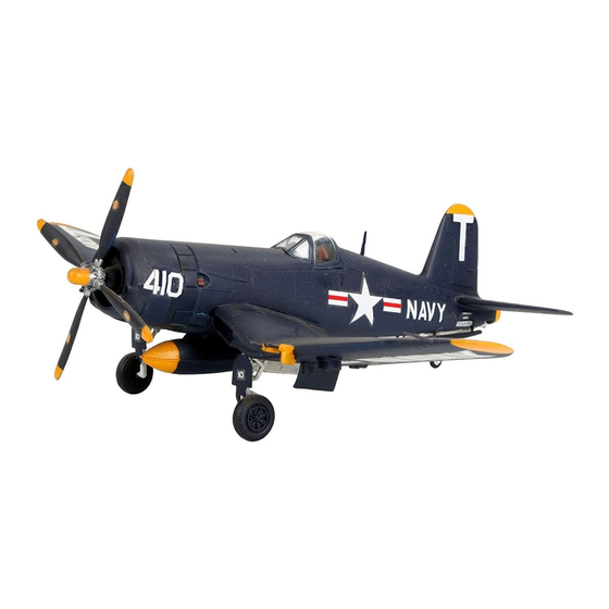 REVELL Vought F4U-5 Corsair Manual De Instrucciones