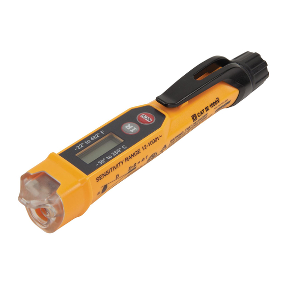 Klein Tools NCVT-4IR Manual De Instrucciones