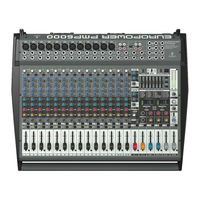 Behringer EUROPOWER PMP1000 Manual Del Usuario