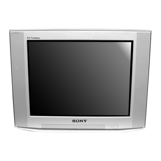 Sony TRINITRON KV-38DRC2 Manual De Instrucciones