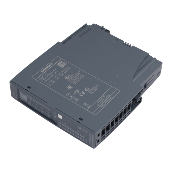 Siemens SIMATIC ET 200SP HA Manual Del Producto