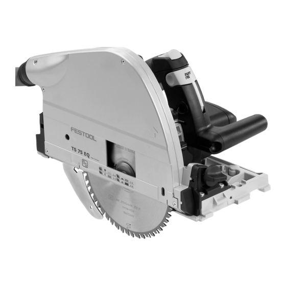Festool TS 75 EQ Manual De Instrucciones