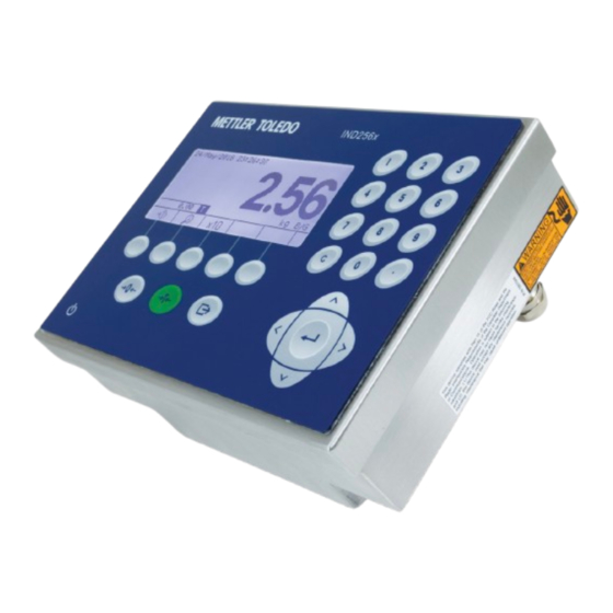Mettler Toledo IND256x Guia Del Usuario