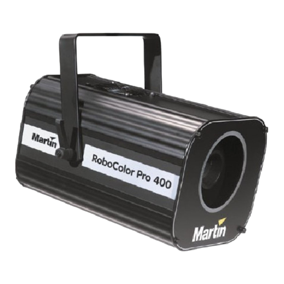 Martin ROBOCOLOR PRO 400 Manual De Instrucciones