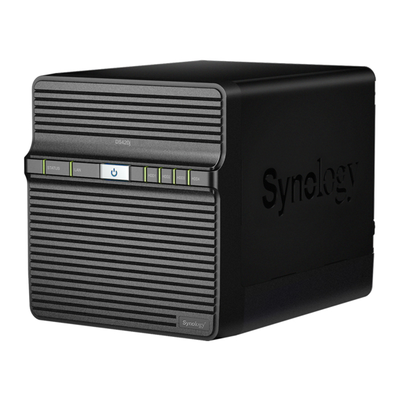 Synology DS420j Guía De Instalación Del Hardware