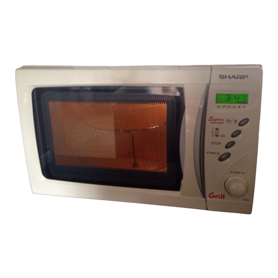 Sharp R-634 Manual De Instrucciones