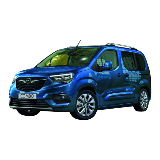 Opel COMBO 2021 Manual De Instrucciones