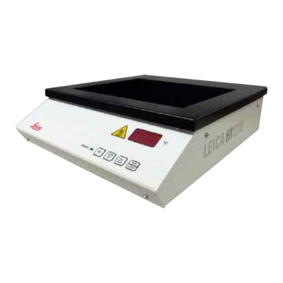 Leica BIOSYSTEMS HI1210 Manual De Instrucciones
