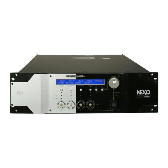 Yamaha Nexo NXAMP 4x1 Manuales