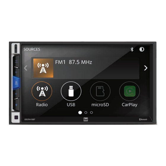 Dual XDCPA10BT Manual De Instalación, Usuario