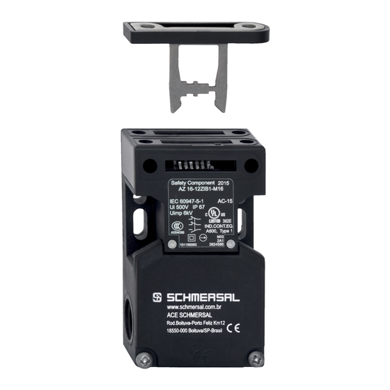 schmersal AZ 16ZI Manual De Instrucciones